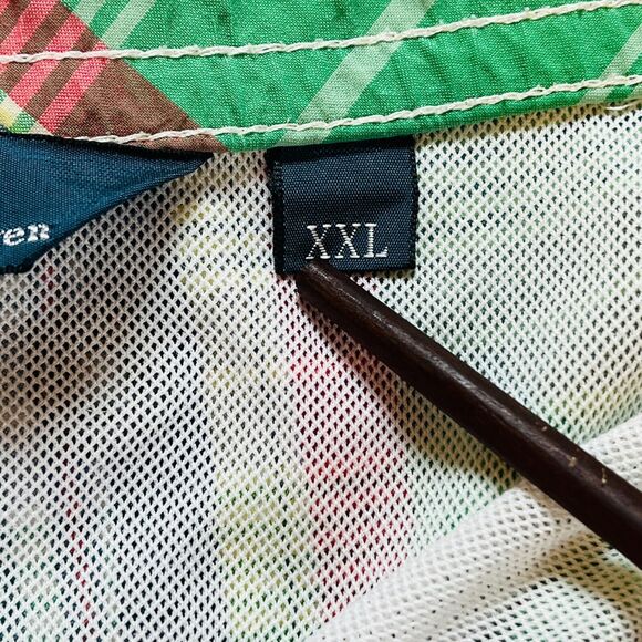 POLO Ralph Lauren Mens XXL Plaid Board Shorts Drawstring Mesh Lined Pockets - Picture 13 of 16